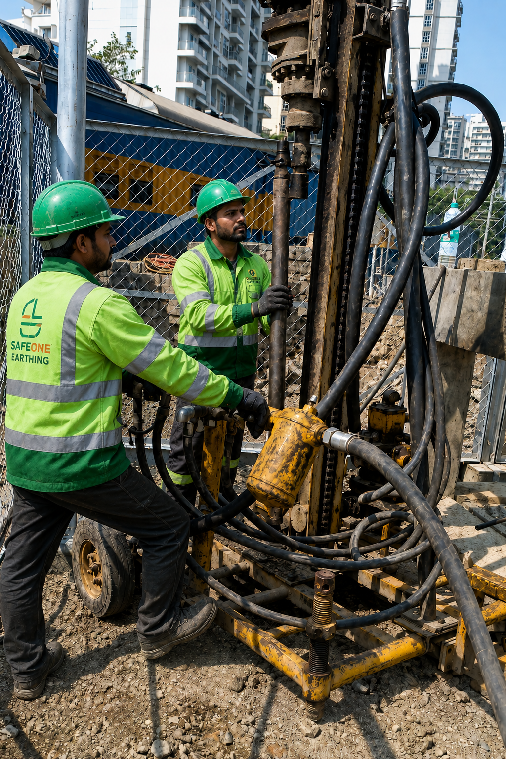 Chemical Earthing Installation